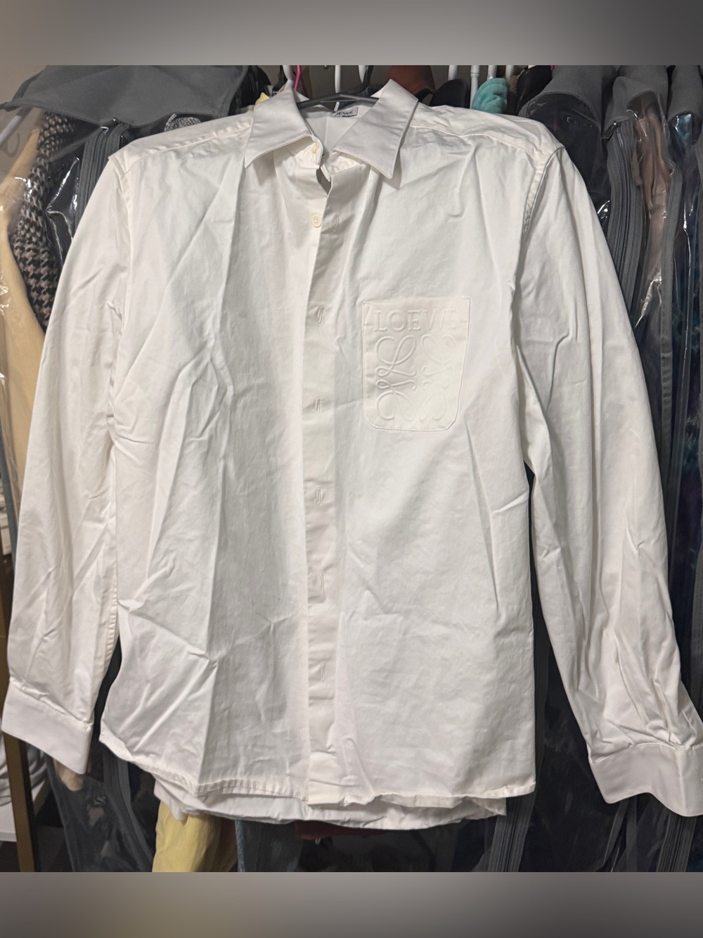 LOEWE White Button Down Shirt